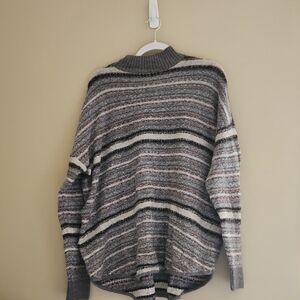 NWT American Eagle Outfitters Multicolor Striped Turtleneck Sweater